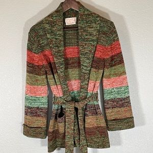 VTG Ladies Belted Sweater/Cardigan